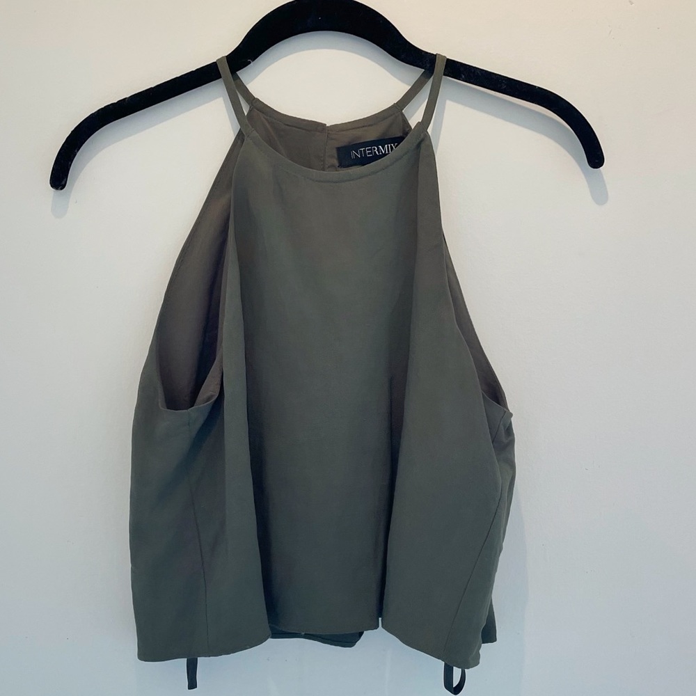 Linen Sage Green Intermix Tank in P